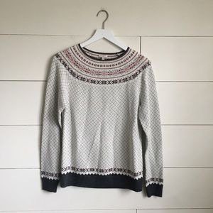 Talbots cotton sweater knit cardigan medium petite